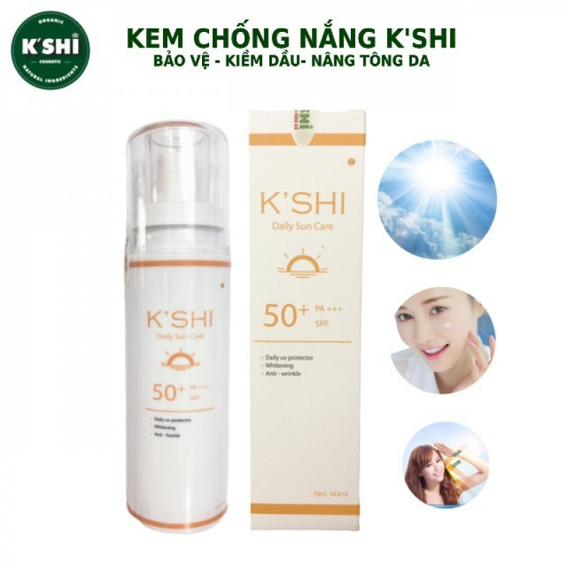 Kem chống nắng bảo vệ & dưỡng da K’SHI Daily Sun Care