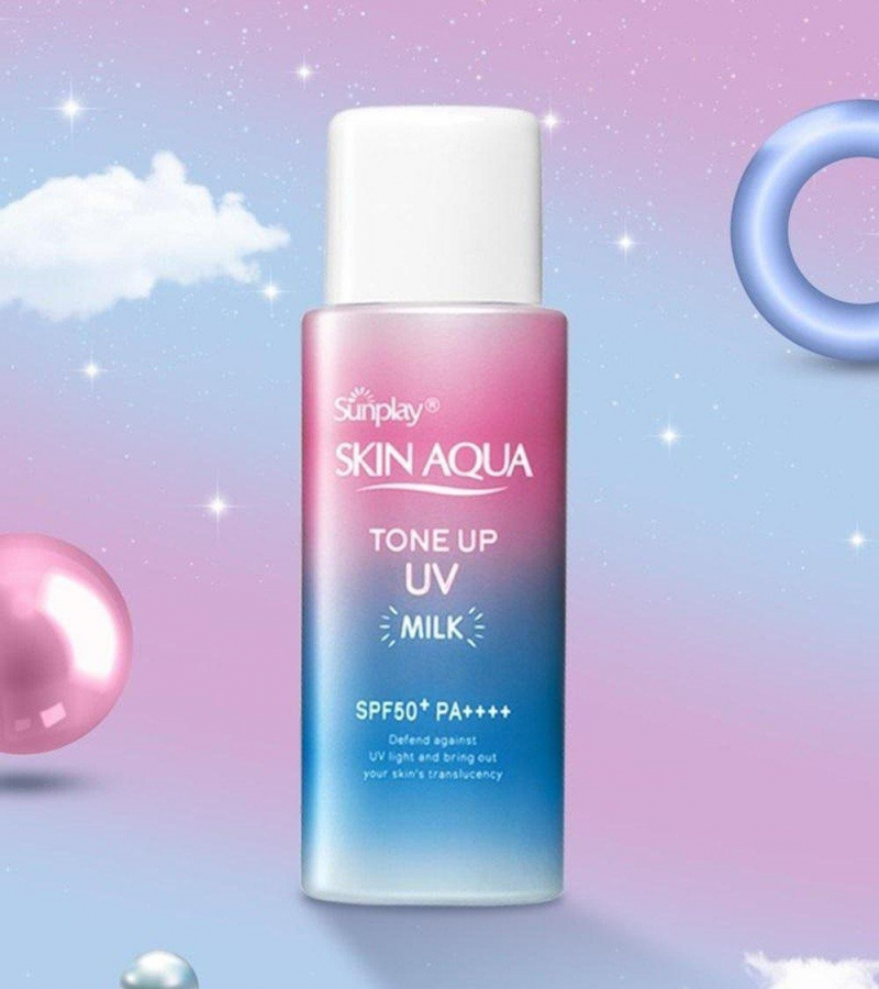 Kem chống nắng chỉnh sắc tố da Sunplay Skin Aqua Tone Up UV Milk SPF50+ PA++++