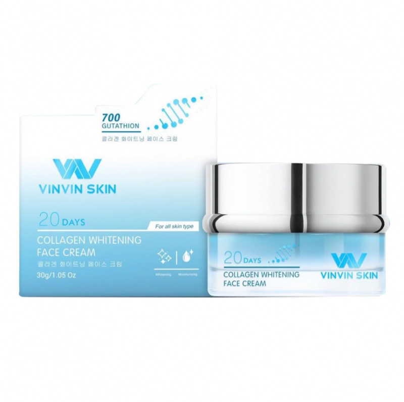 Kem Dưỡng Da VINVIN SKIN COLLAGEN WHITENING FACE CREAM