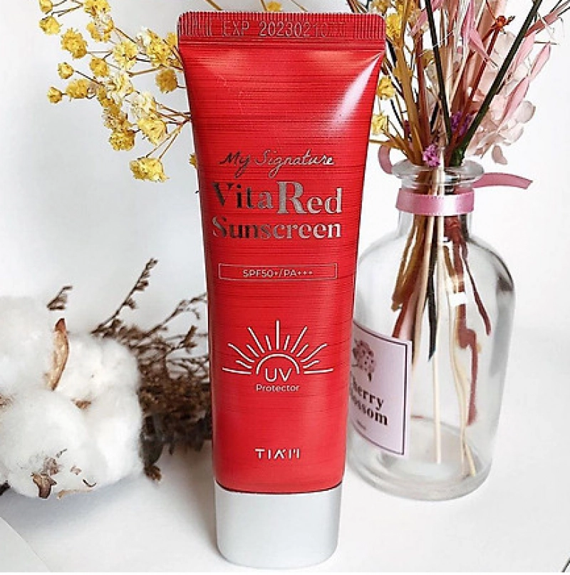 Kem dưỡng da chống nắng Tiam My Signature Vita Red Sunscreen