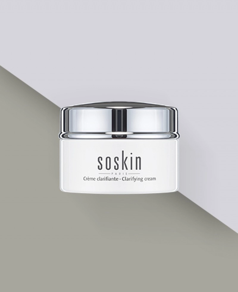 Kem dưỡng trắng da, mờ thâm nám vào ban đêm Soskin Clarifying Cream