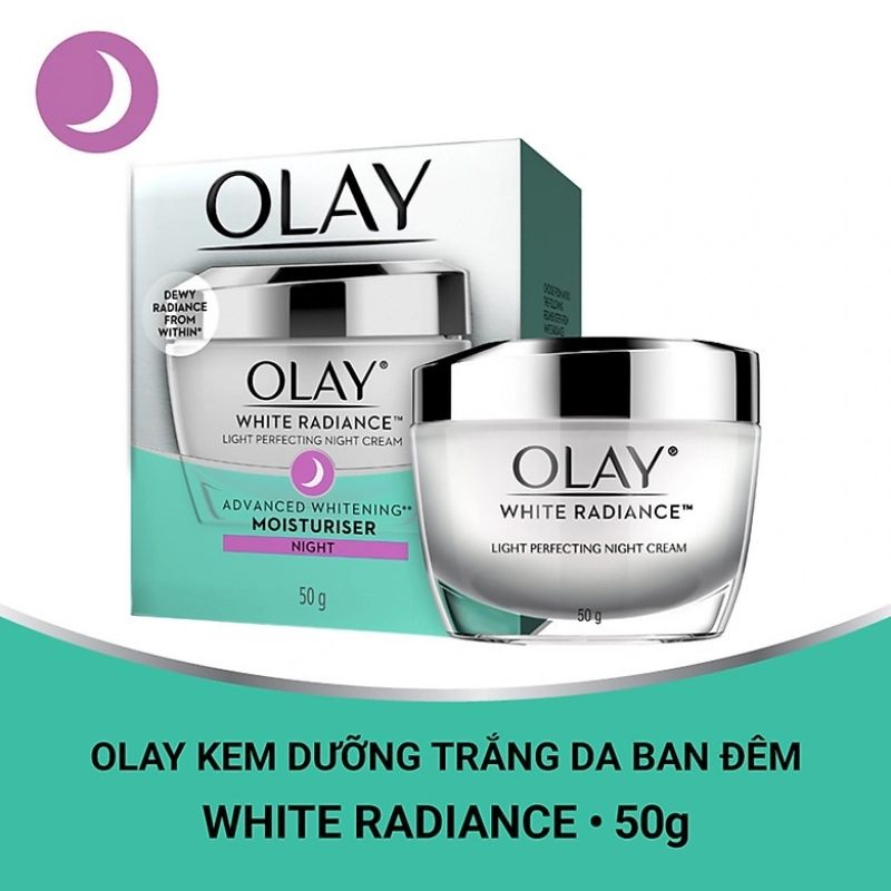 Kem Dưỡng Trắng Da Ban Đêm Olay White Radiance Light