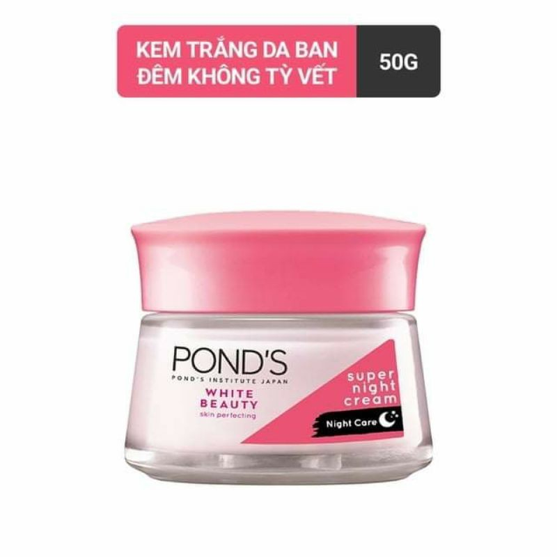Kem dưỡng da trắng mịn không tì vết Pond's White Beauty ban đêm