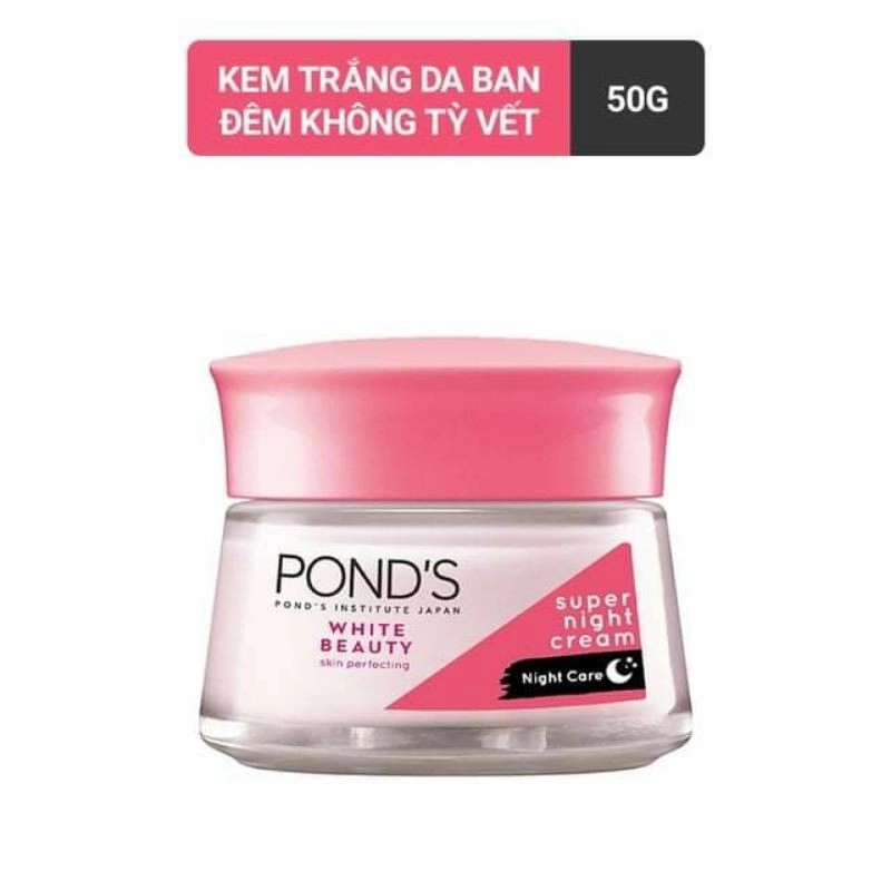 Kem dưỡng da trắng mịn không tì vết Pond's White Beauty ban đêm