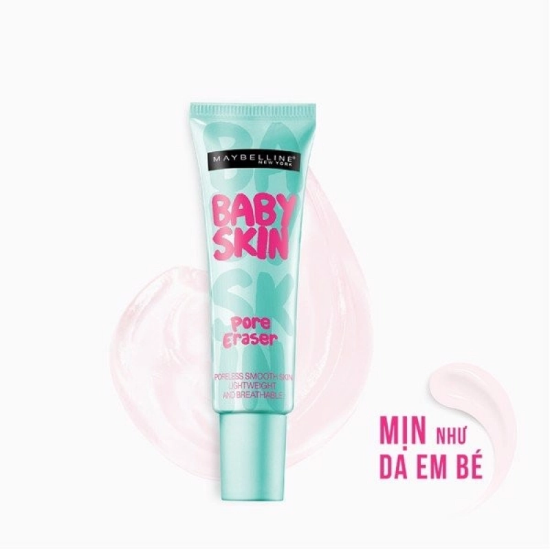Kem lót mịn da, kiềm dầu Maybelline New York Baby Skin Pore Eraser Primer 22ml