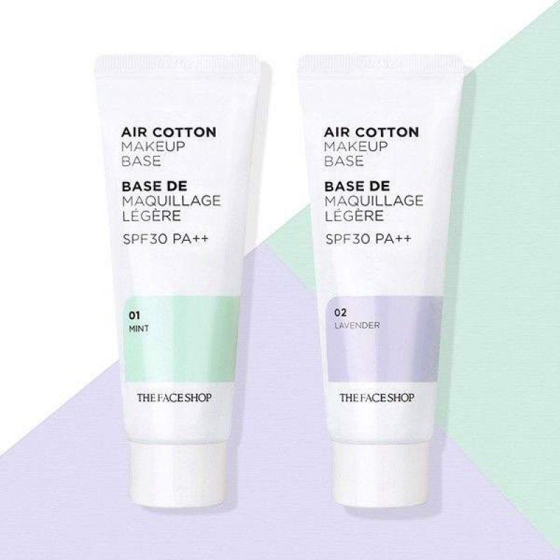 Kem Lót TheFaceShop Air Cotton Make Up Base