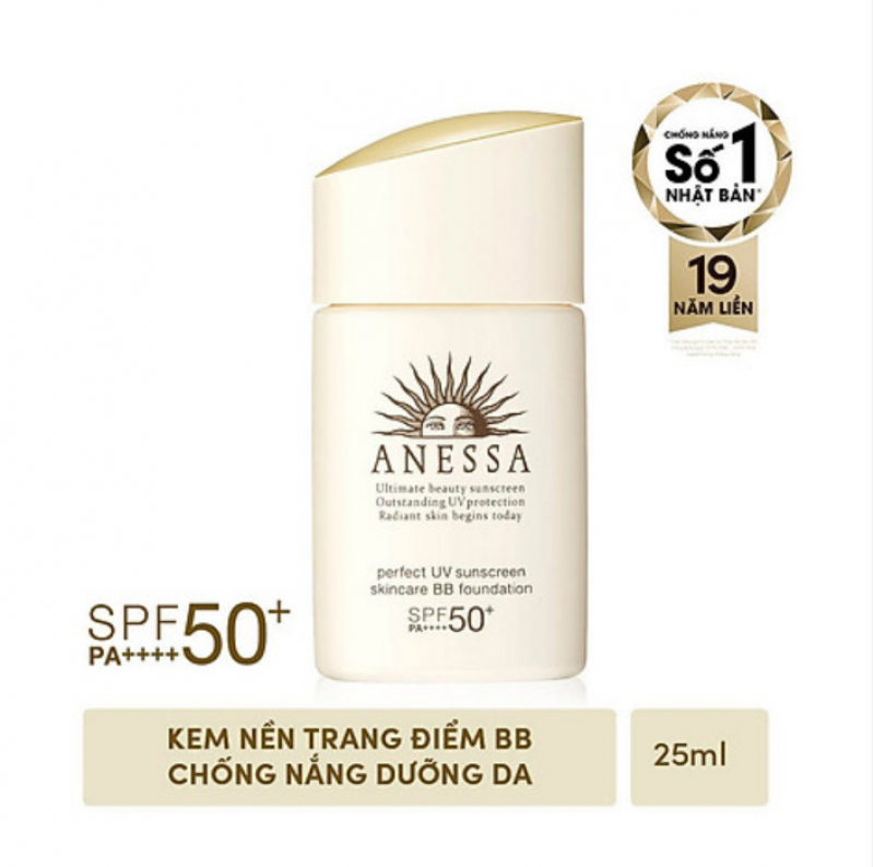 Kem nền trang điểm BB chống nắng dưỡng da Anessa 25ml