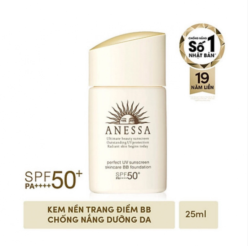 Kem nền trang điểm BB chống nắng dưỡng da Anessa 25ml