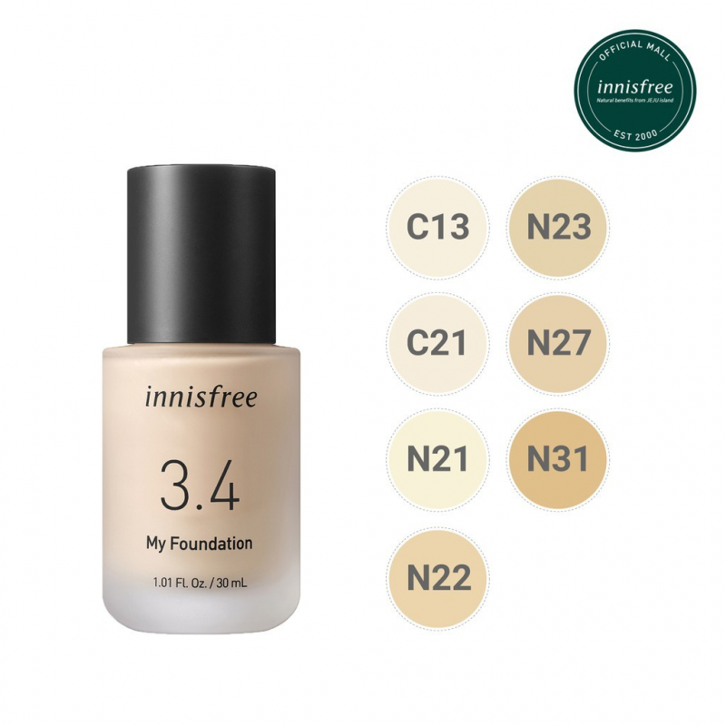 Kem nền trang điểm innisfree My Foundation
