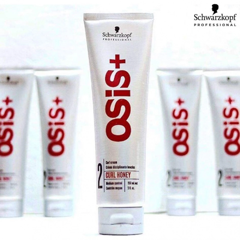KEM TẠO KIỂU GIỮ NẾP CHO TÓC UỐN VÀ CHỐNG NHIỆT OSIS CURL HONEY