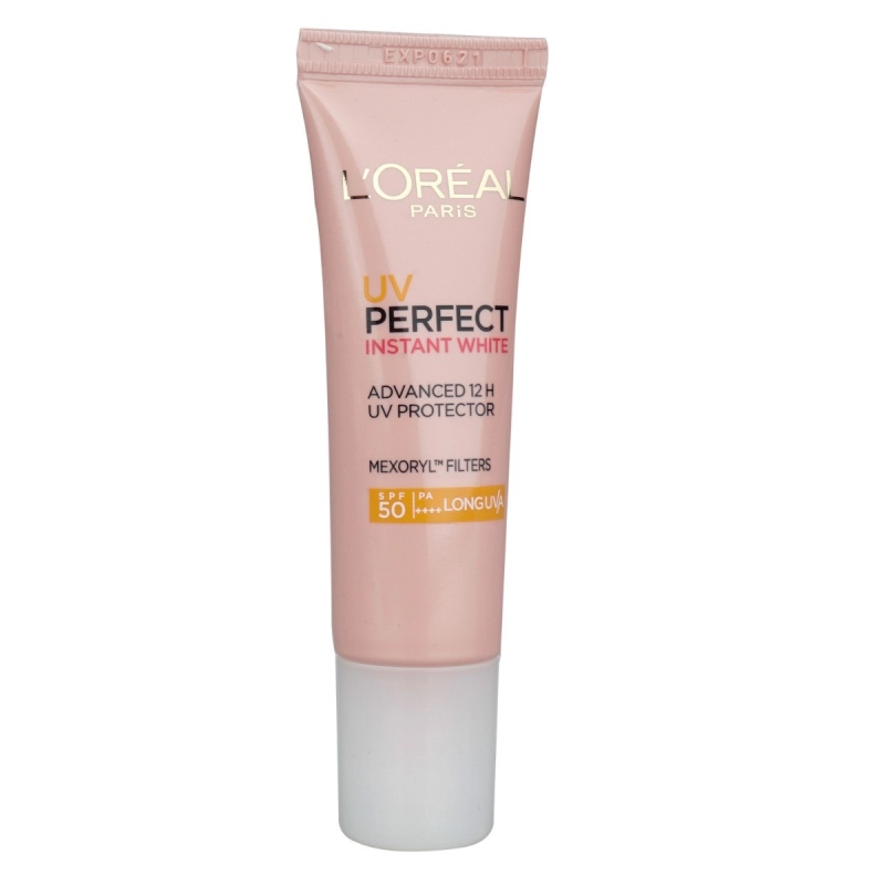 Kem chống nắng dưỡng da trắng sáng tức thì L'Oreal UV Perfect Instant White SPF50 PA++++ 15ml