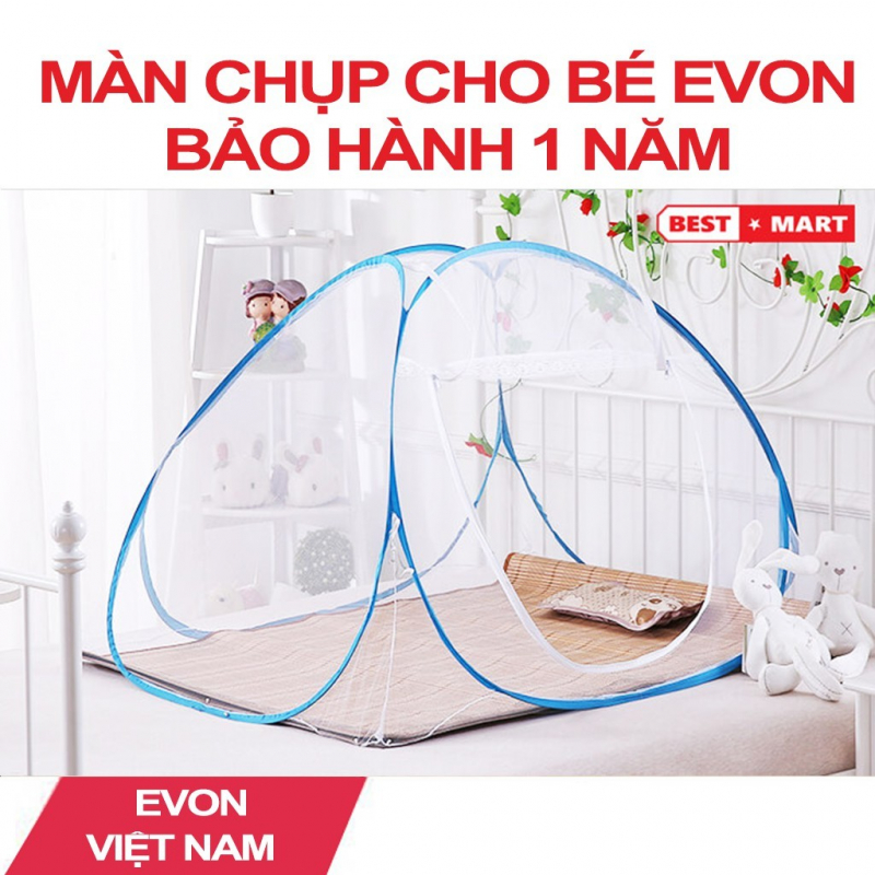 Màn chụp tự bung không đáy cho bé hãng Evon Việt Nam