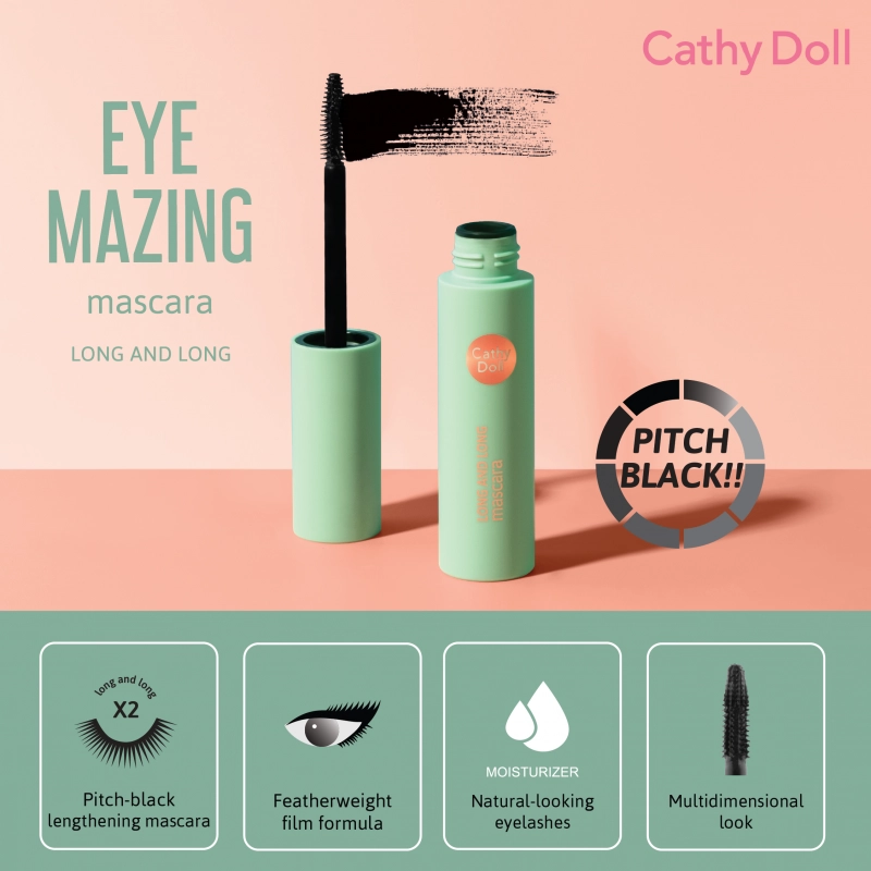 Mascara làm dài mi Cathy Doll Eye Mazing Long And Long Mascara
