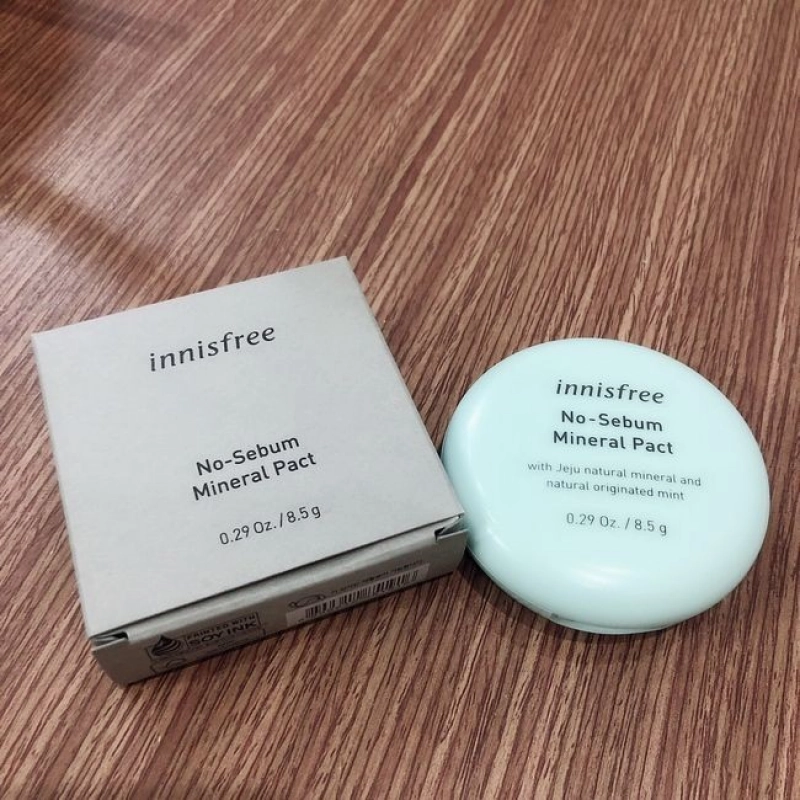Phấn nén kiềm dầu innisfree No Sebum Mineral Pact