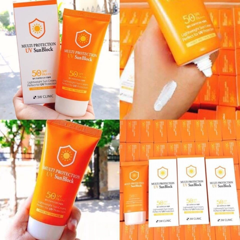 Kem chống nắng Multi Protection Uv Sun Block 3W Clinic Hàn Quốc