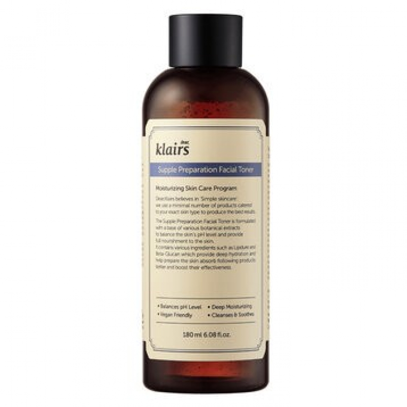 Nước Hoa Hồng Không Cồn Không Mùi Klairs Supple Preparation Facial Toner
