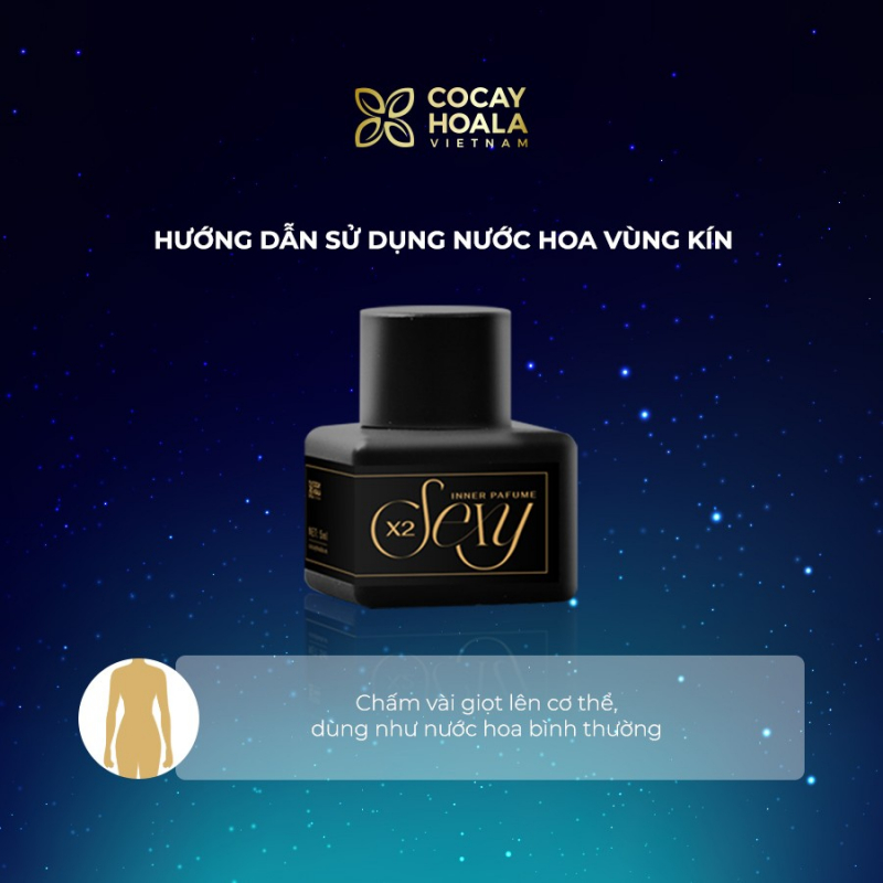 Nước hoa vùng kín X2 Sexy Cocayhoala