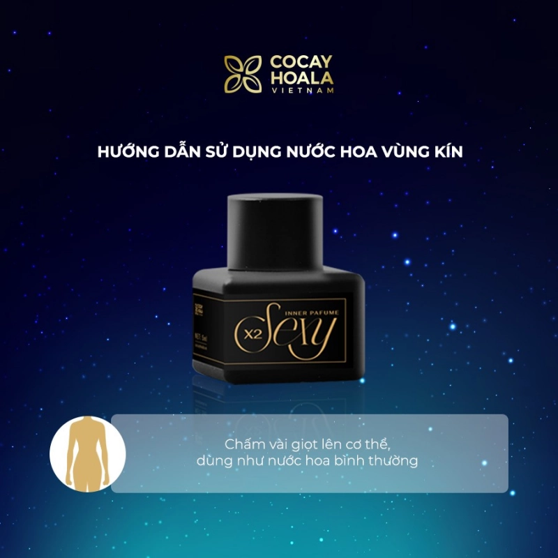 Nước hoa vùng kín X2 Sexy Cocayhoala