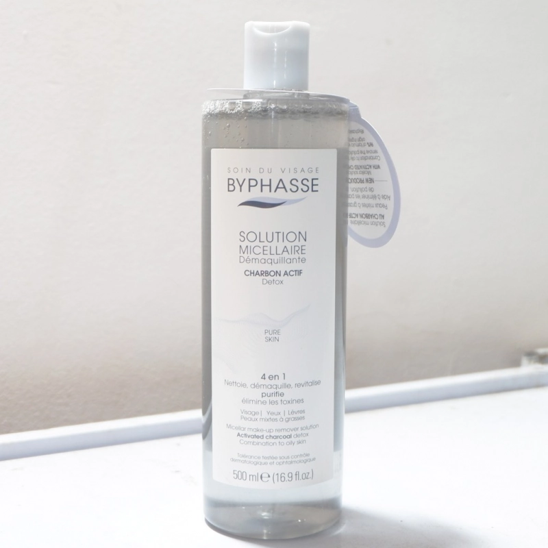 Nước Tẩy Trang Than Hoạt Tính Byphasse Charbon Micellar Make-up Remover Solution