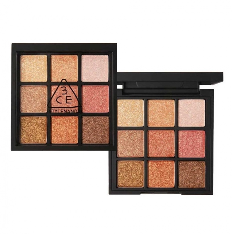 Bảng Phấn Mắt 9 Màu 3CE Mood Recipe Multi Eye Color Palette - All Nighter