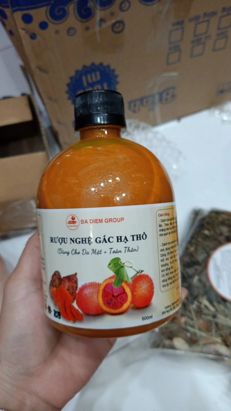 Rượu Gấc Nghé Hà Thổ - Bà Điểm Group