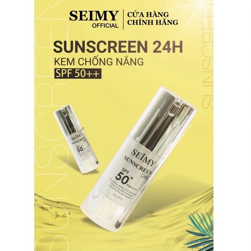 Kem chống nắng dưỡng da dưỡng trắng Seimy