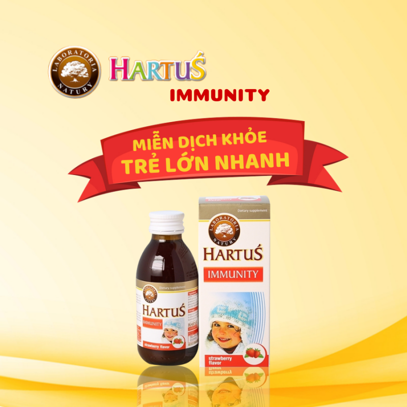 Siro tăng đề kháng cho bé Hartus Immunity