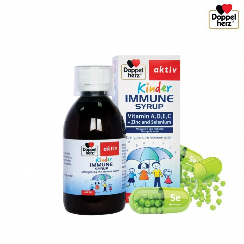 Siro tăng đề kháng cho bé Kinder Immune Syrup Doppelherz Aktiv