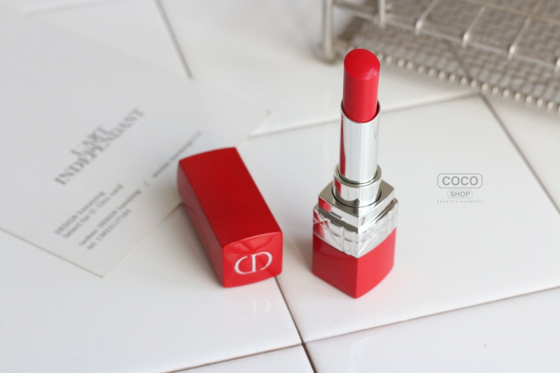 Son Dior Ultra Rouge màu 641 đỏ đất tester