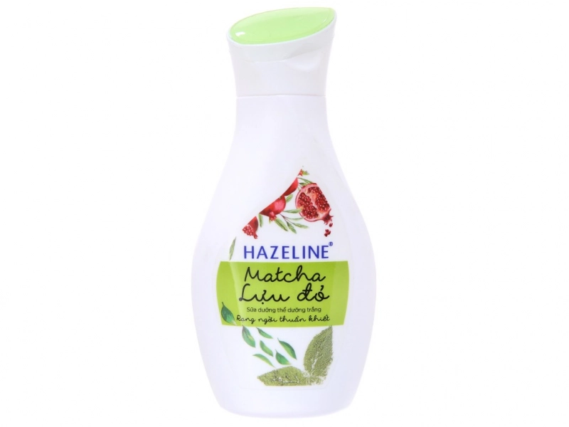 Sữa Dưỡng Thể Hazeline Dưỡng Trắng Da Matcha Lựu Đỏ
