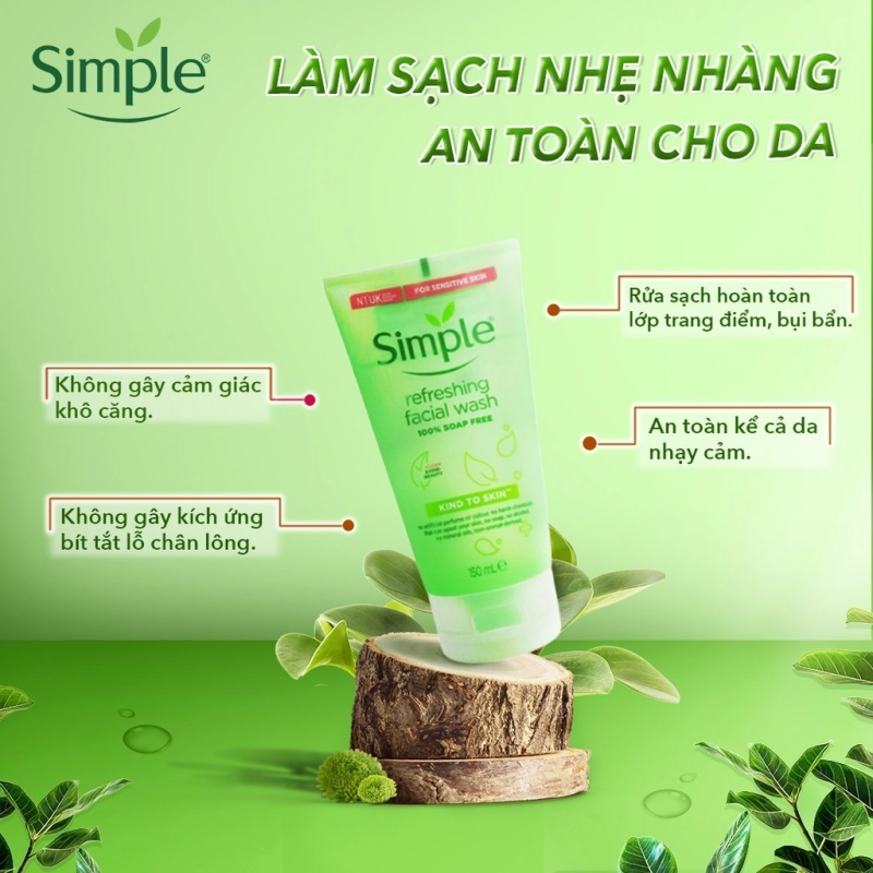 Gel Rửa Mặt Simple