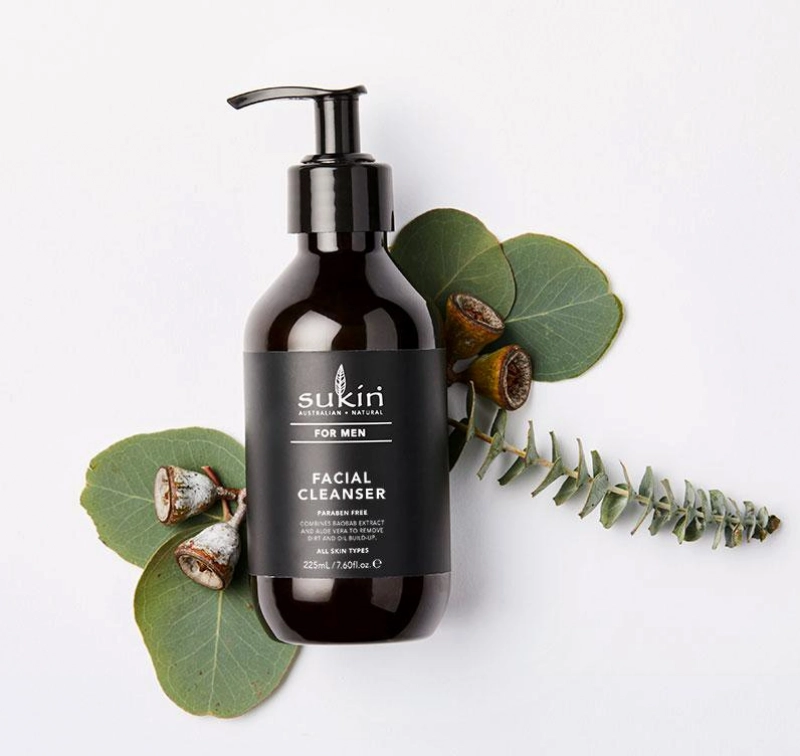 Sukin sữa rửa mặt sukin dành cho nam For Men facial cleanser