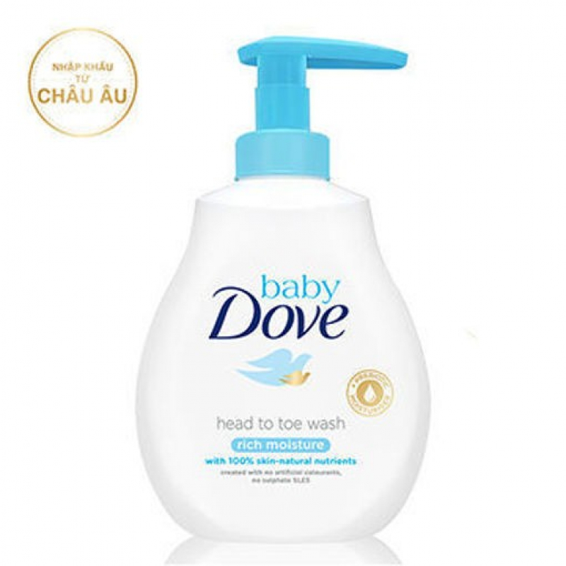 Sữa tắm gội toàn thân Baby Dove Nuôi Dưỡng Chuyên Sâu