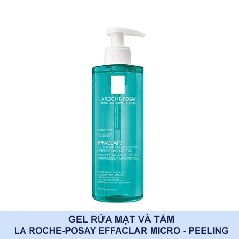 Sữa tắm trị mụn La Roche Posay Effaclar Micro-Peeling Purifying Gel