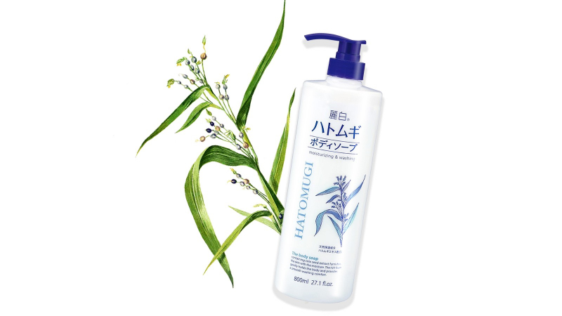 Sữa tắm trị mụn Reihaku Hatomugi Moisturizing & Washing The Body Soap