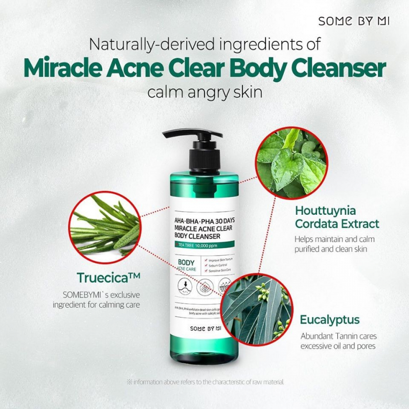 Sữa tắm trị mụn Some By Mi AHA-BHA-PHA 30 Days Miracle Acne Clear Body Cleanser