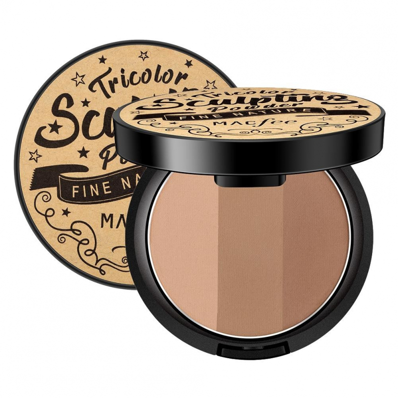Phấn Tạo Khối 3 Màu Macfee Tricolor Sculpting Powder