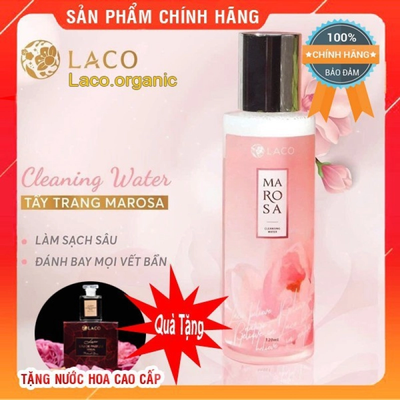 Tẩy Trang Nhũ Hoá Không Cồn MAROSA LACO