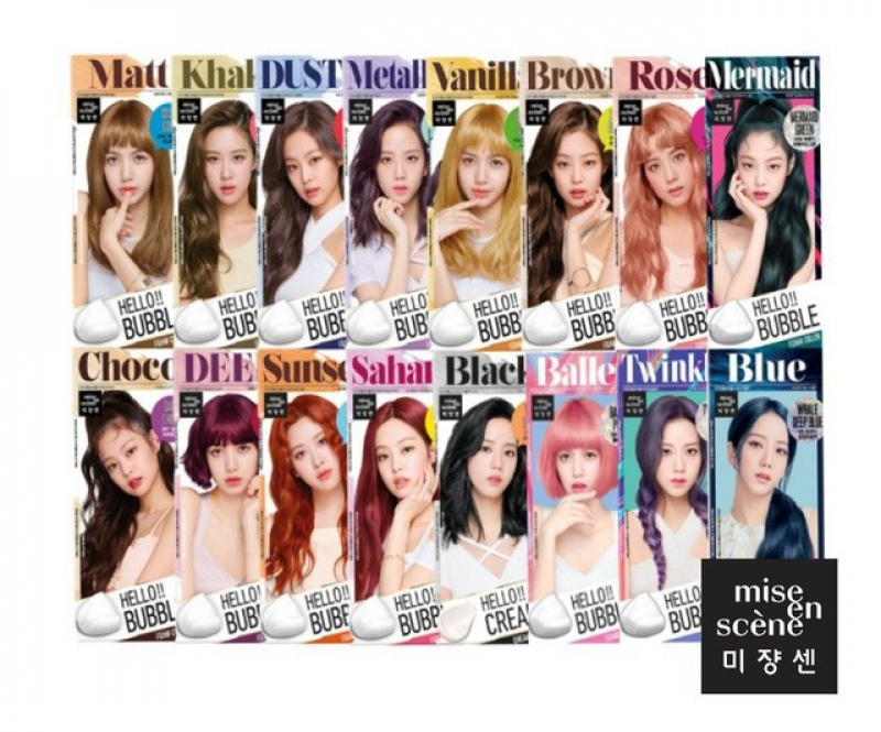 Thuốc nhuộm tóc bọt biển Hello Bubble Mise en scene Hàn Quốc