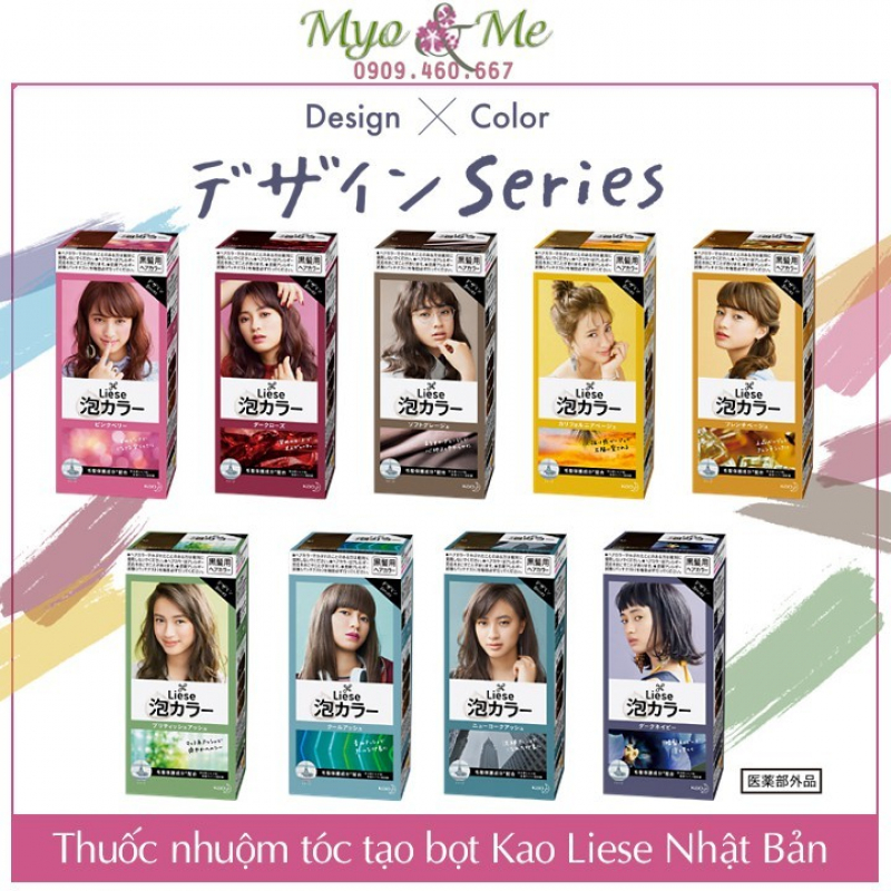 Thuốc nhuộm tóc tạo bọt Liese Prettia