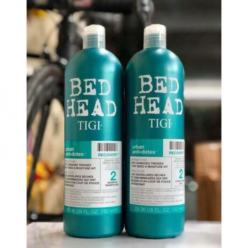 Cặp dầu gội xả Tigi xanh