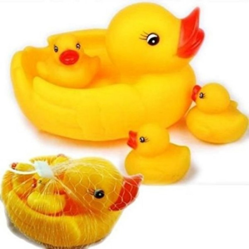 Bộ đồ chơi vịt vàng thả bồn tắm cho bé