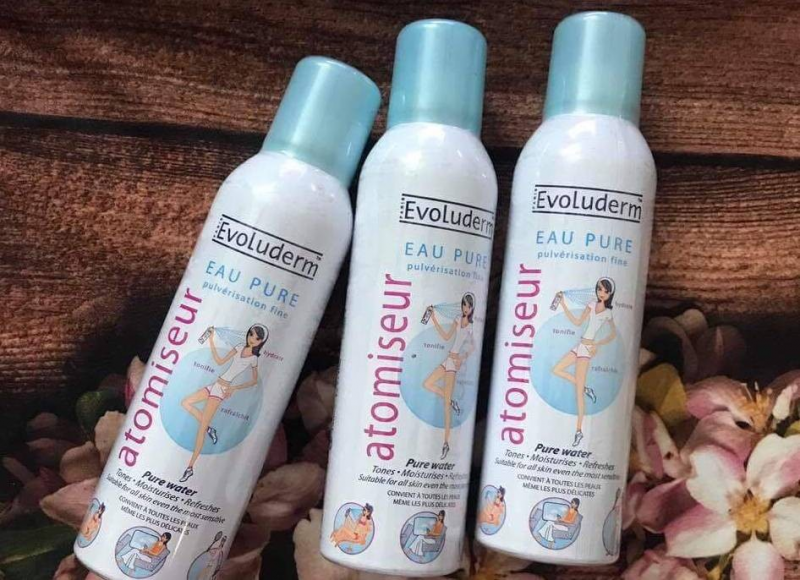 Xịt khoáng Evoluderm Eau Pure