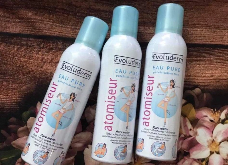 Xịt khoáng Evoluderm Eau Pure