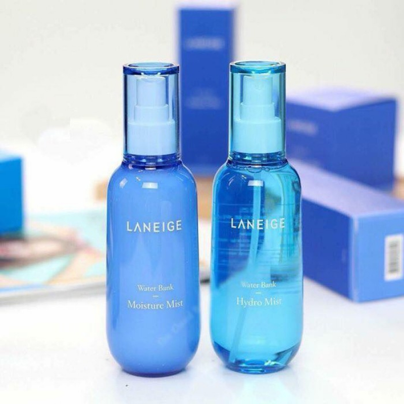 Xịt khoáng cấp ẩm tức thì cho da dầu nhờn Laneige Water Bank Hydro Mist