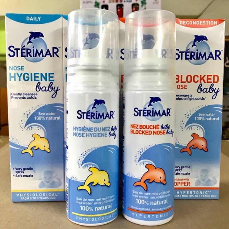 Xịt muối mũi cá heo Stérimar 100ml