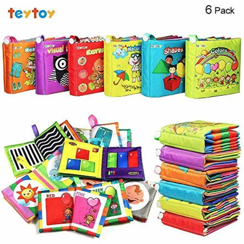 Bộ 6 Sách Vải Montessori Teytoy Nhiều Chủ Đề