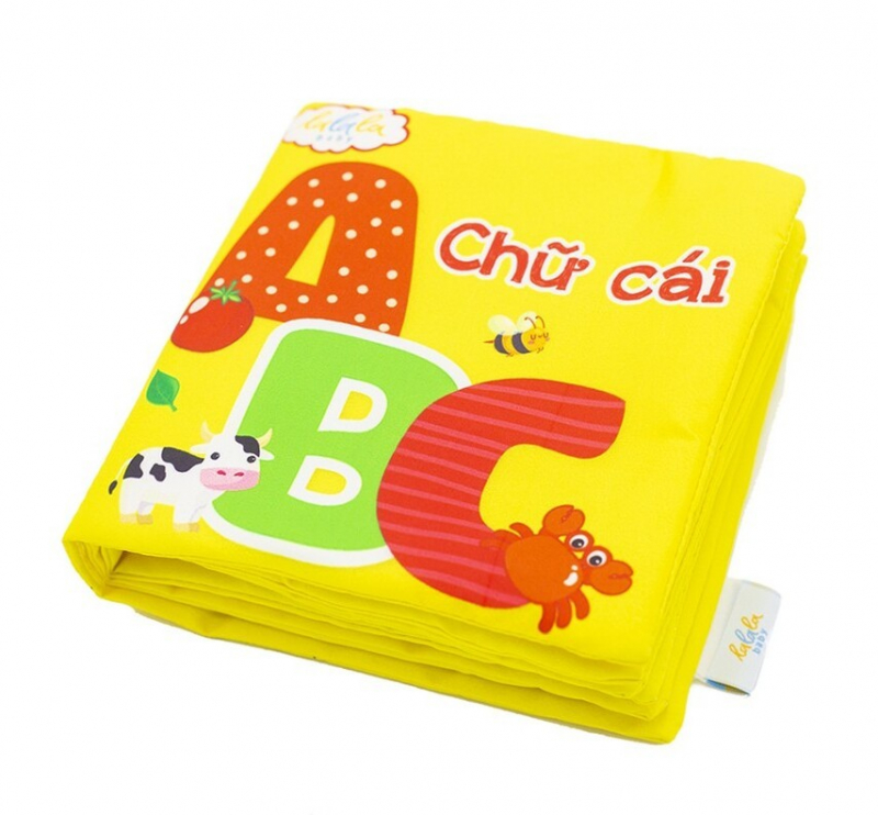 Sách vải kích thích đa giác quan chủ đề Chữ cái
