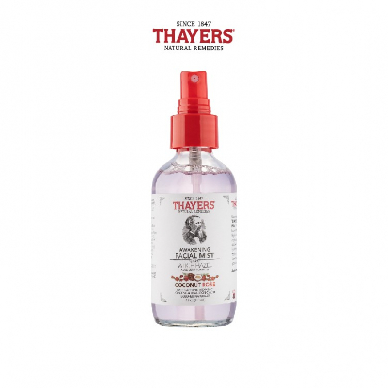 Nước hoa hồng không cồn THAYERS cao cấp giúp ngừa lão hóa da - Hương dừa và hoa hồng