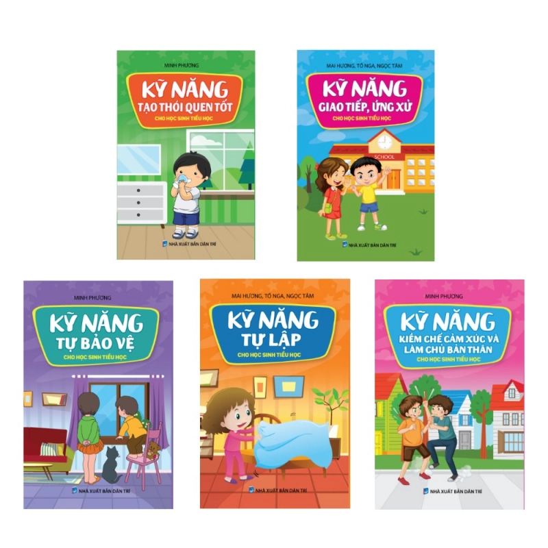 Combo Sách Kỹ Năng Sống Cho Học Sinh Tiểu Học (5 cuốn)